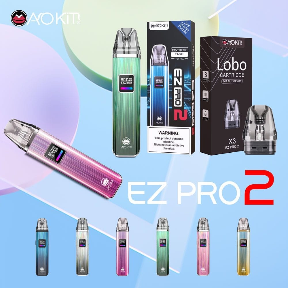 Aokit Vape EZ PRO 2 REPLACEABLE Podx3 all smovape (1)