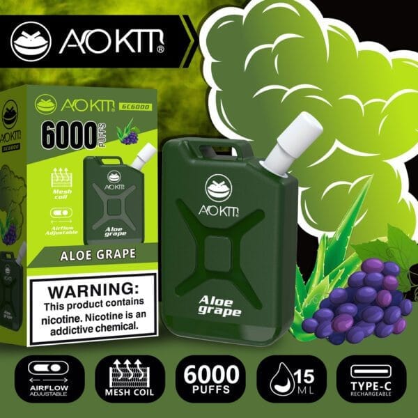 Aokit Vape GC 6000 Puffs smovape (6)