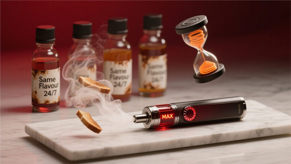 Burning out flavours fast – most common vaping mistakes smovape