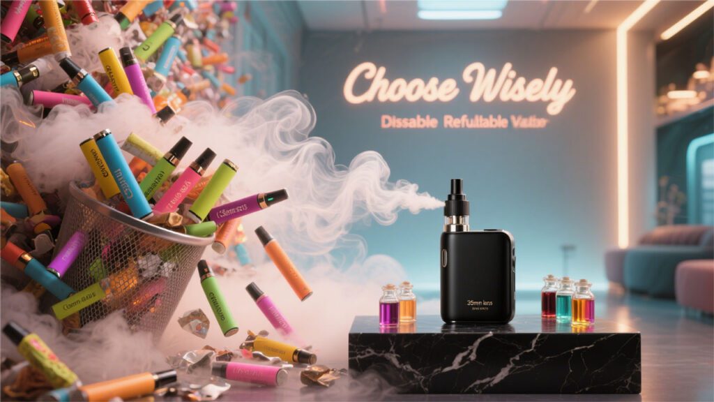 Disposable Vapes vs Refillable Vapes What’s the Real Difference for Vapers smovape