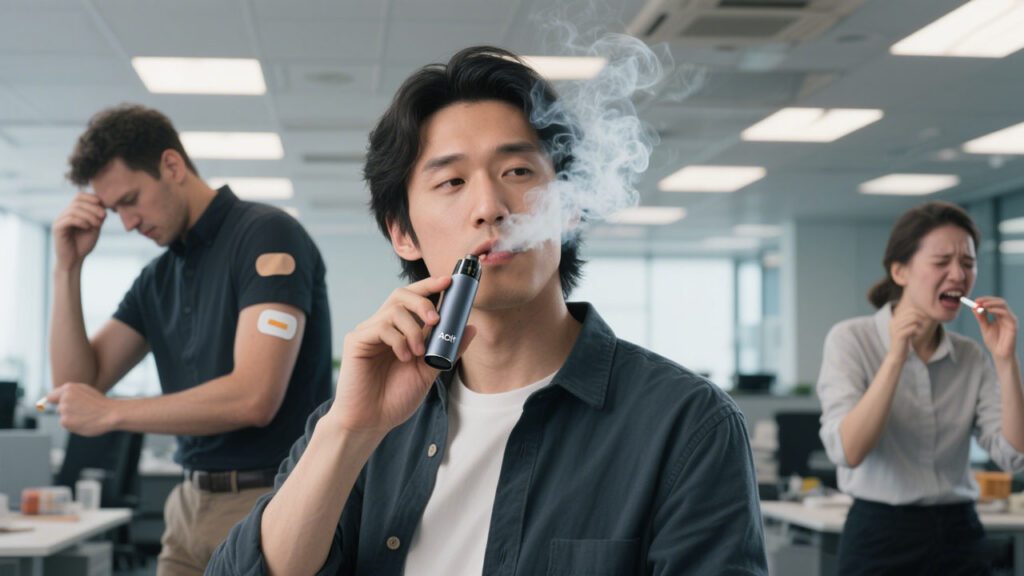 Why do people switch to vaping instead of nicotine gum or patches smovape