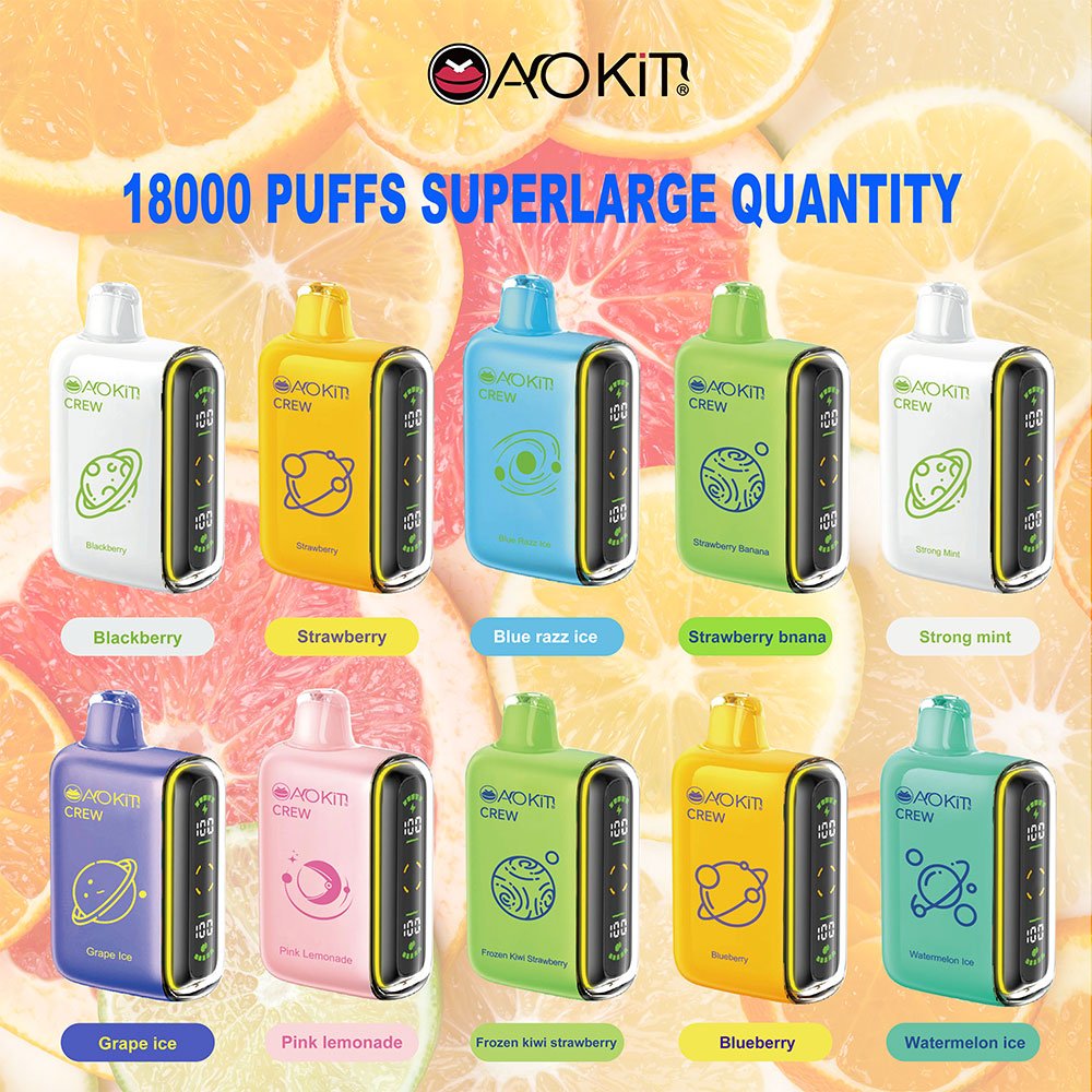Aokit Crew 15000 Puffs LD-016 Rechargeable Disposable Vapes Wholesale