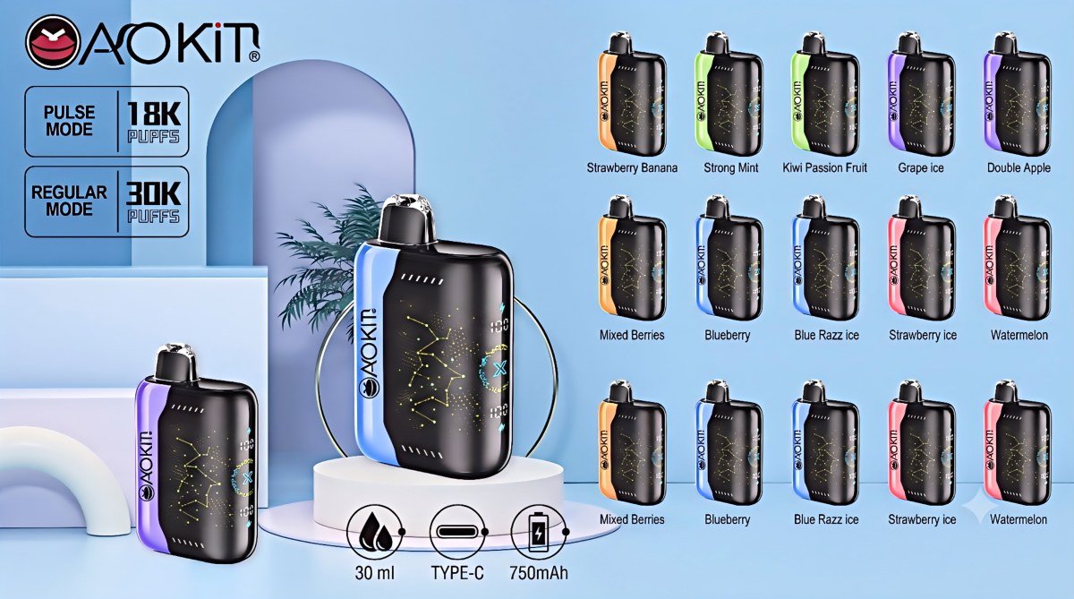 AOKIT HAHA PRO 30000 Disposable Vape Rechargeable Disposable Vapes Wholesale