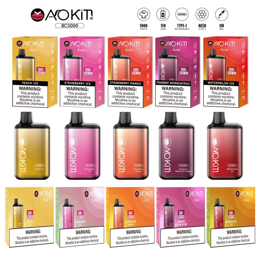 Aokit Vape BC 5000 Puffs03 (3) Aokit BC 5000 puffs