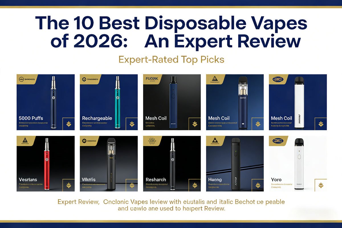 The 10 Best Disposable Vapes of 2026: An Expert Review