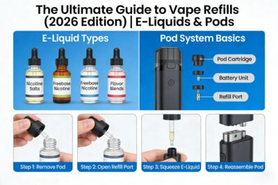 The Ultimate Guide to Vape Refills (2026 Edition) | E-Liquids & Pods