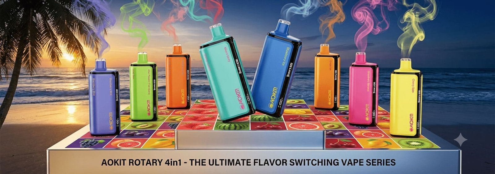 Aokit Rotary 4in1 80000 Puffs Disposable Vape