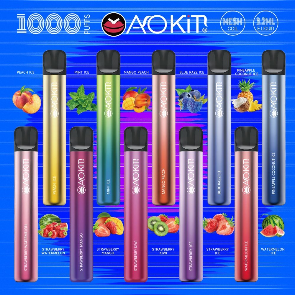 Aokit Vape OMI BAR-V2 1000 Puffs-all-smovape (3) AOKIT AOKIT OMI BAR V2 Disposable Vape