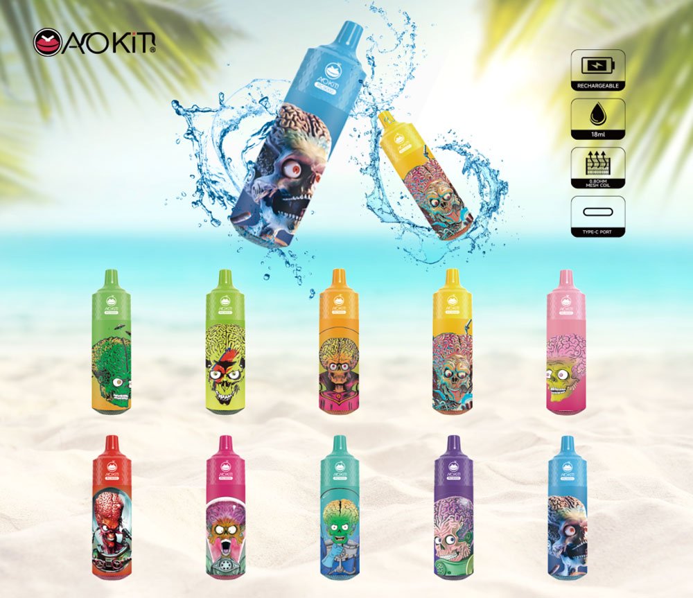 Aokit Vape RC 9000 Puffs Rechargeable Disposable Vapes Wholesale
