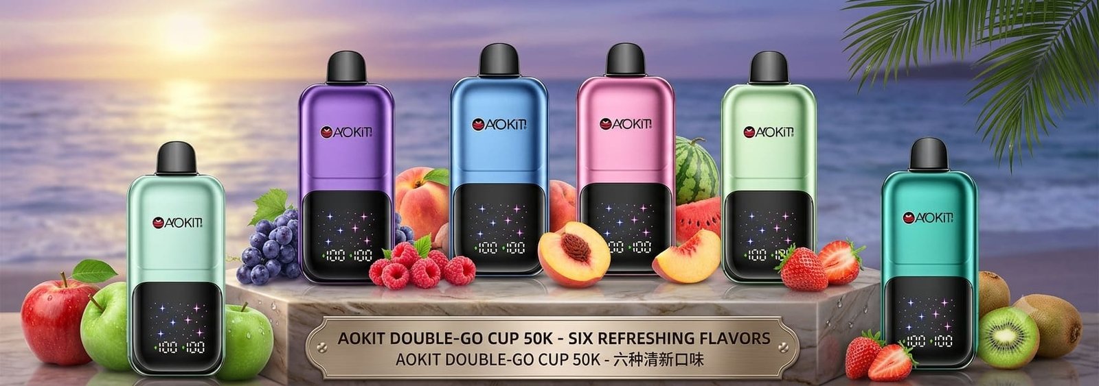AOKIT Double-GO-Cup 50K Puffs Disposable Vape